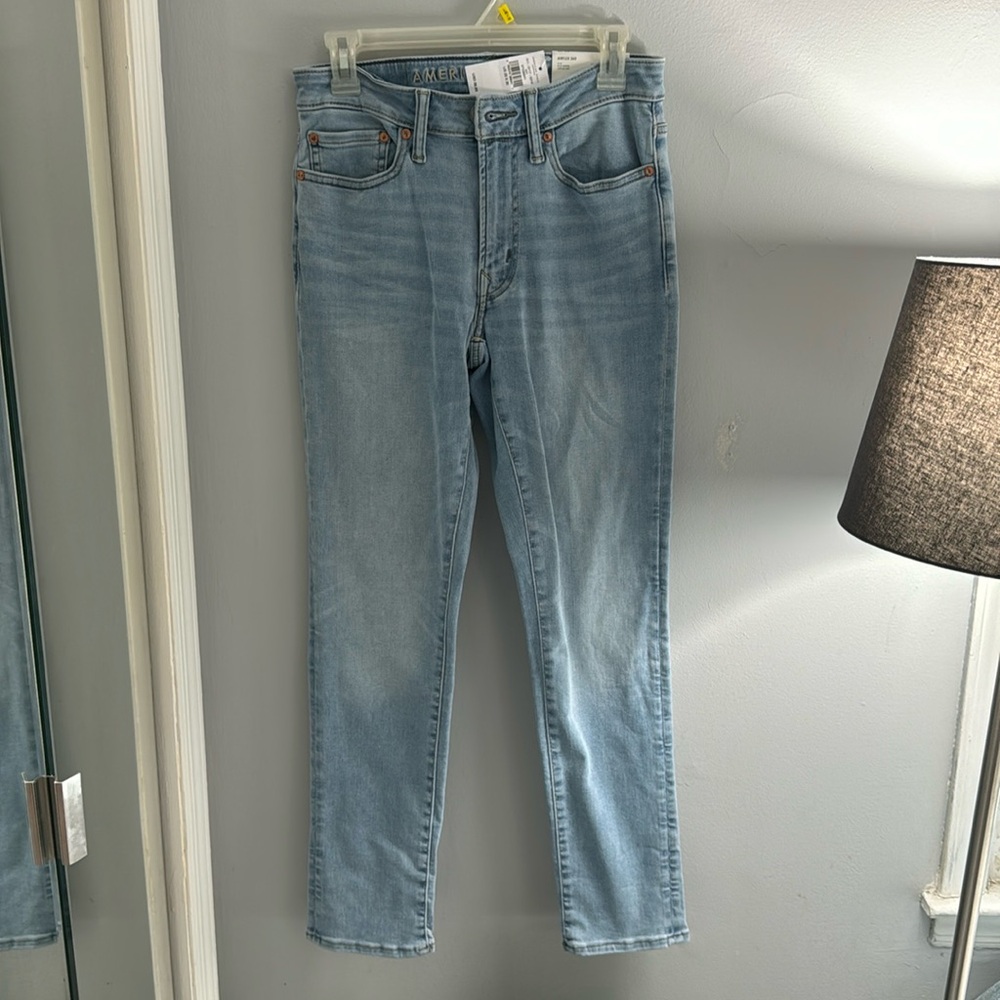 Brand new never worn with tag SIZE US 29 X 30 mens American eagle slim blue jean